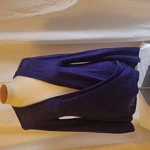 Habitat linen sweater, size S, purple